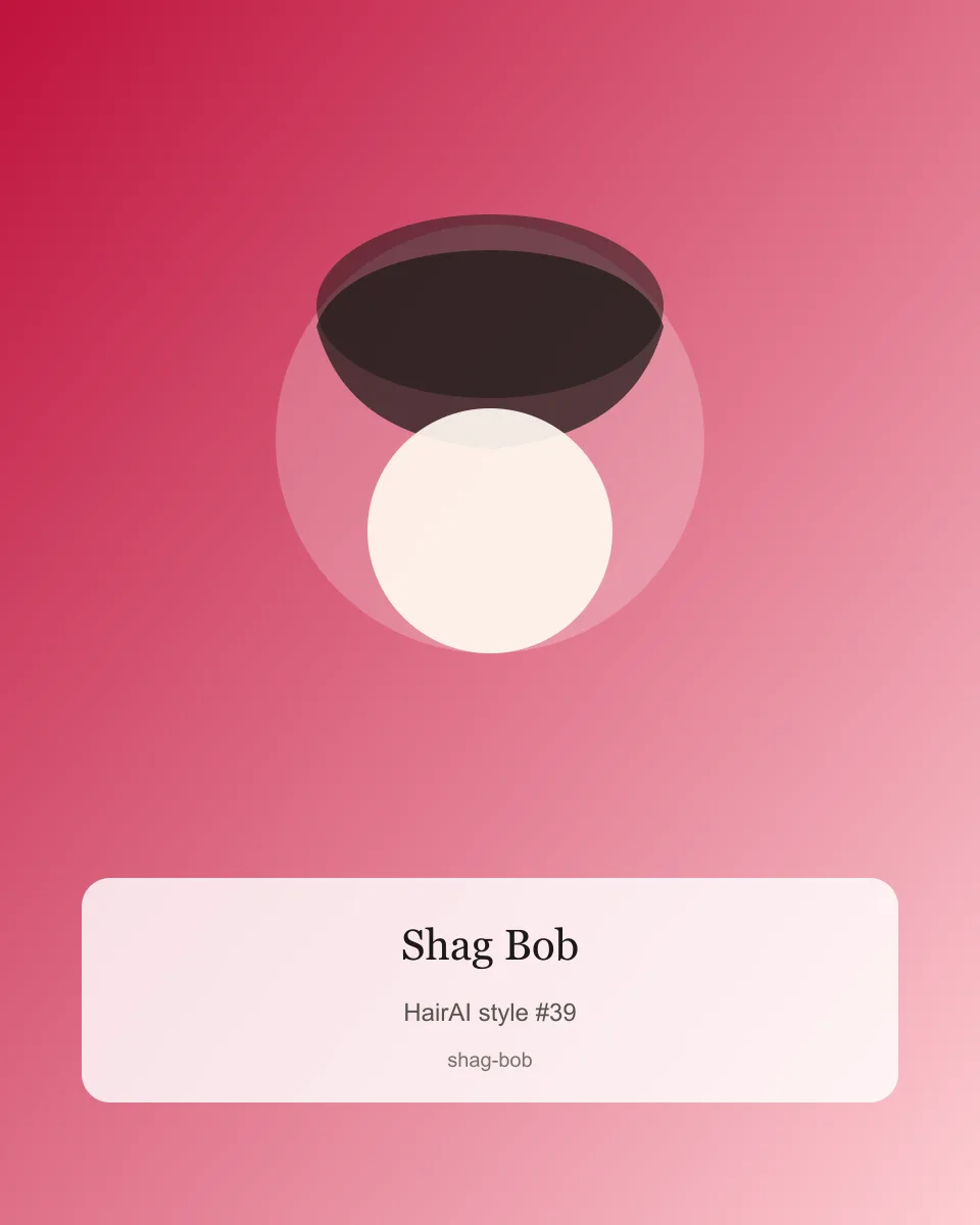 Shag Bob haircut hairstyle